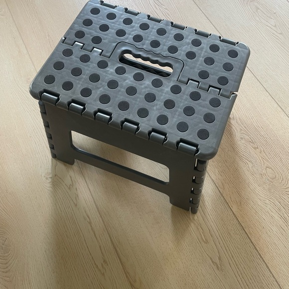 Gray Folding Step Stool - Picture 4 of 8